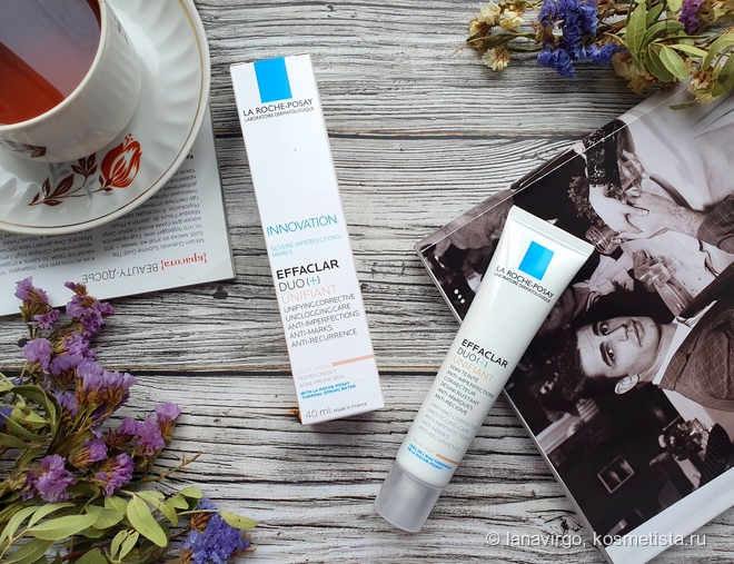 Лечебный макияж для проблемной кожи с La Roche- Posay Effaclar Duo(+) Unifant