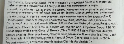 Аж слышно, как чисто! Пенка для умывания Tea Tree от The Saem