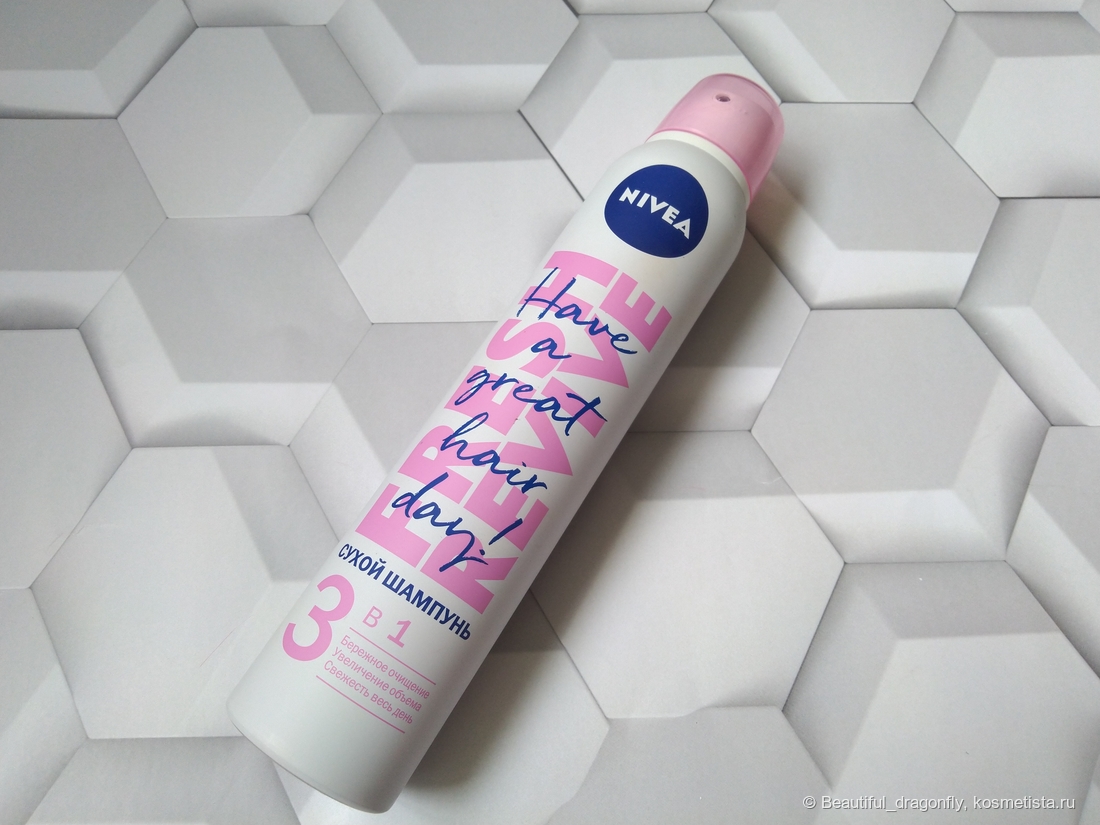 Сухой шампунь Fresh revive 3 в 1 от Nivea