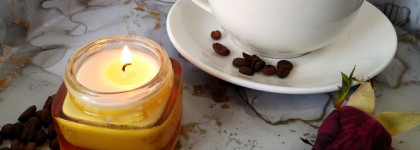 Согревающий кофе для зимних вечеров: ароматическая свеча "Магия кофе" от Uvinion