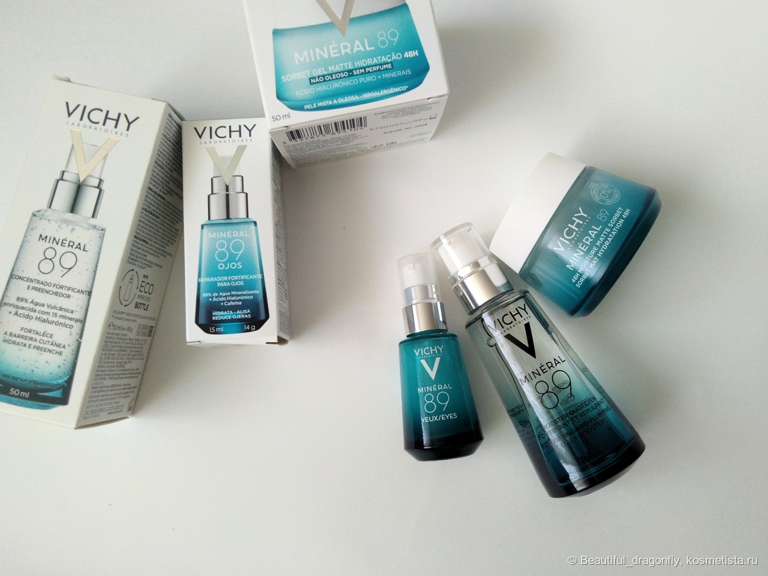 Средства из линейки Minéral 89 от Vichy