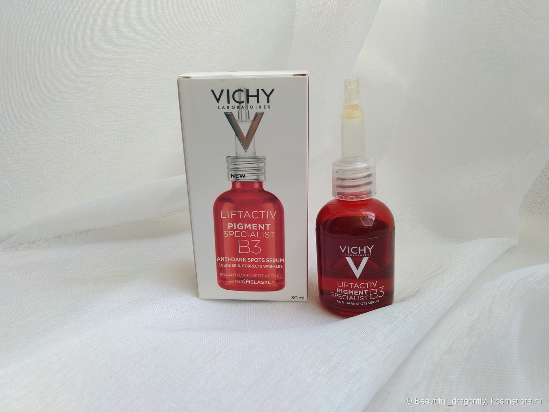 Сыворотка комплексного действия с витамином B3 против пигментации и морщин Liftactiv Pigment Specialist B3 от Vichy
