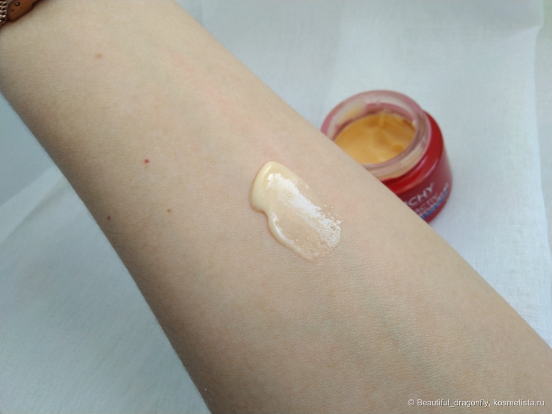 Цвет и консистенция крема