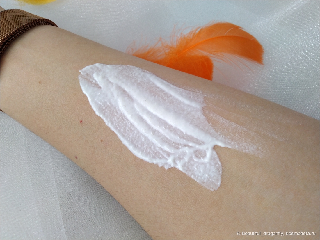 Распределение крема