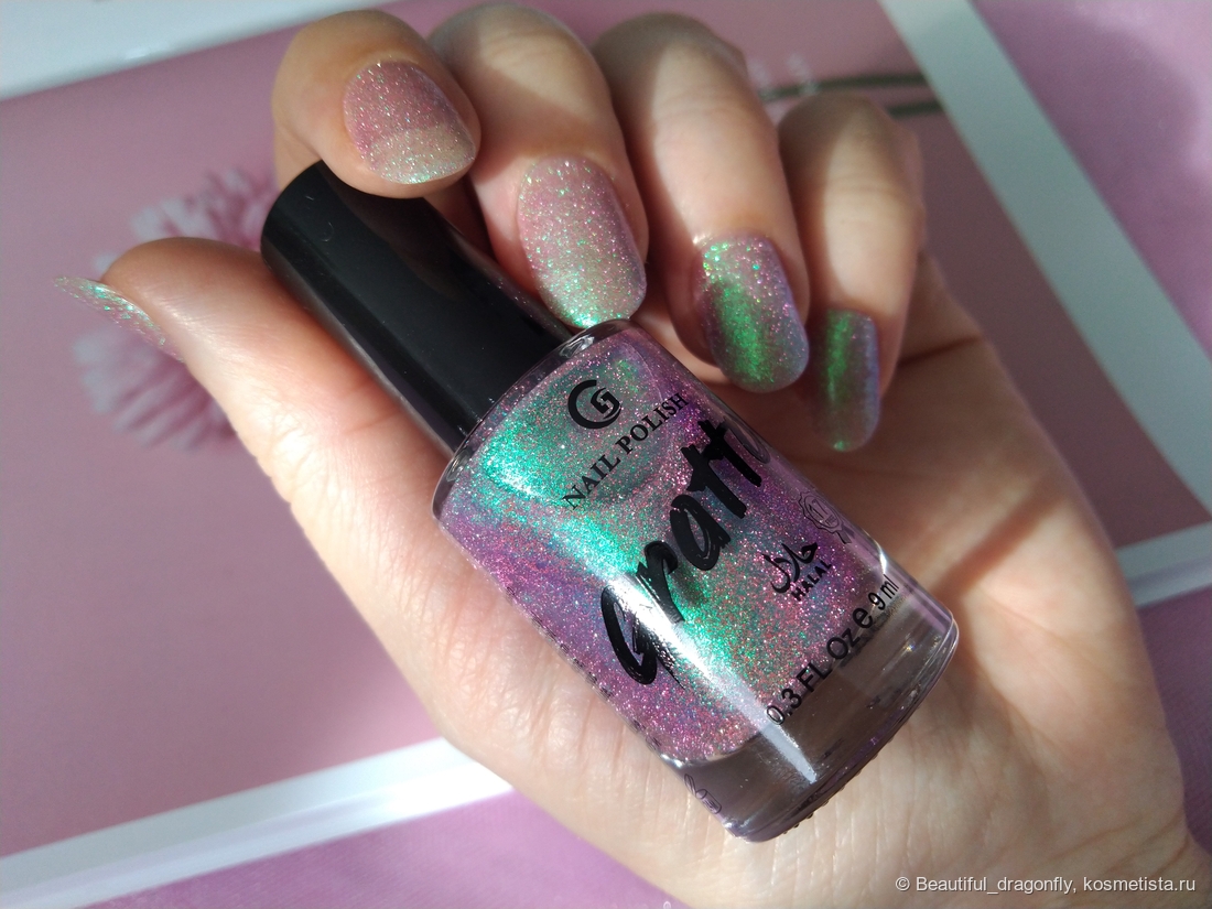 Лак для ногтей в оттенке Pink Matcha