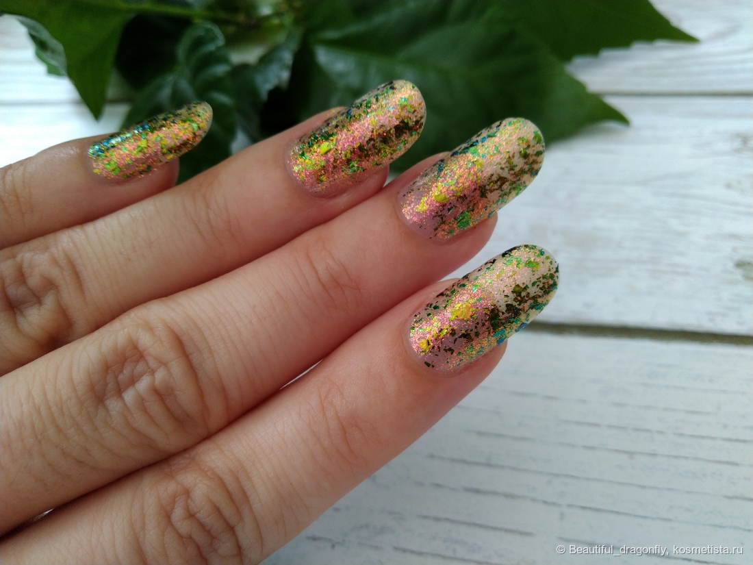 Два слоя лака