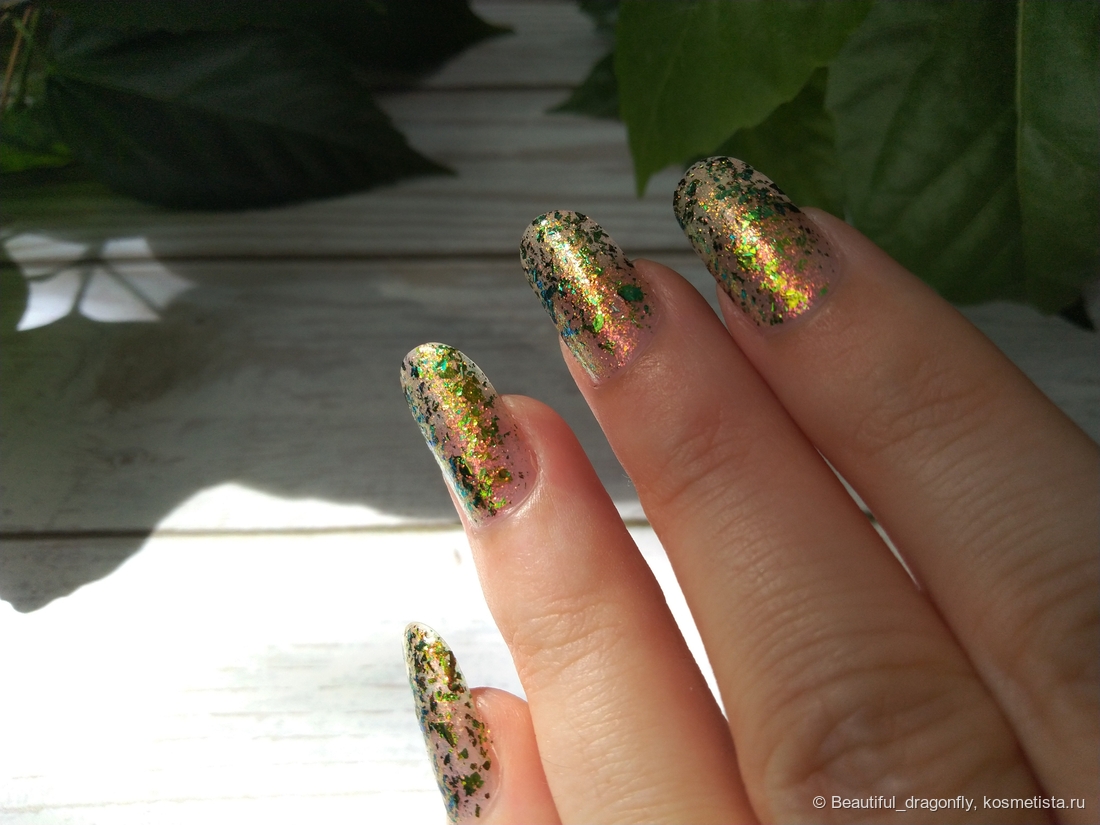 Два слоя лака