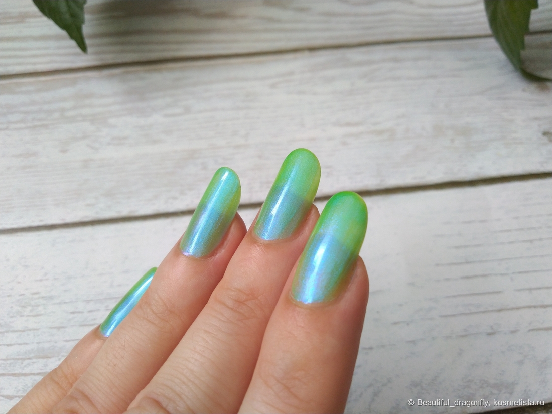 Два слоя лака