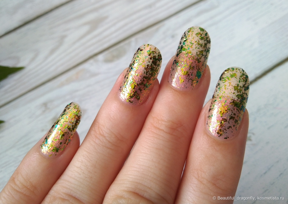 Два слоя лака