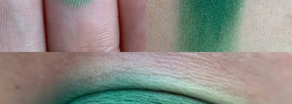 Зелёный в макияже с палеткой Just My Luck от Colour pop