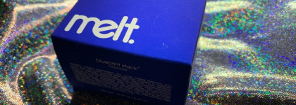 Интересное сочетание золота и синего с палеткой Melt Cosmetics Blueprint Stack Eyeshadow