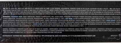 Палетка цветных хайлайтеров Mini Lightwork Volume III - Infinite Light Palette от Danessa Myricks Beauty