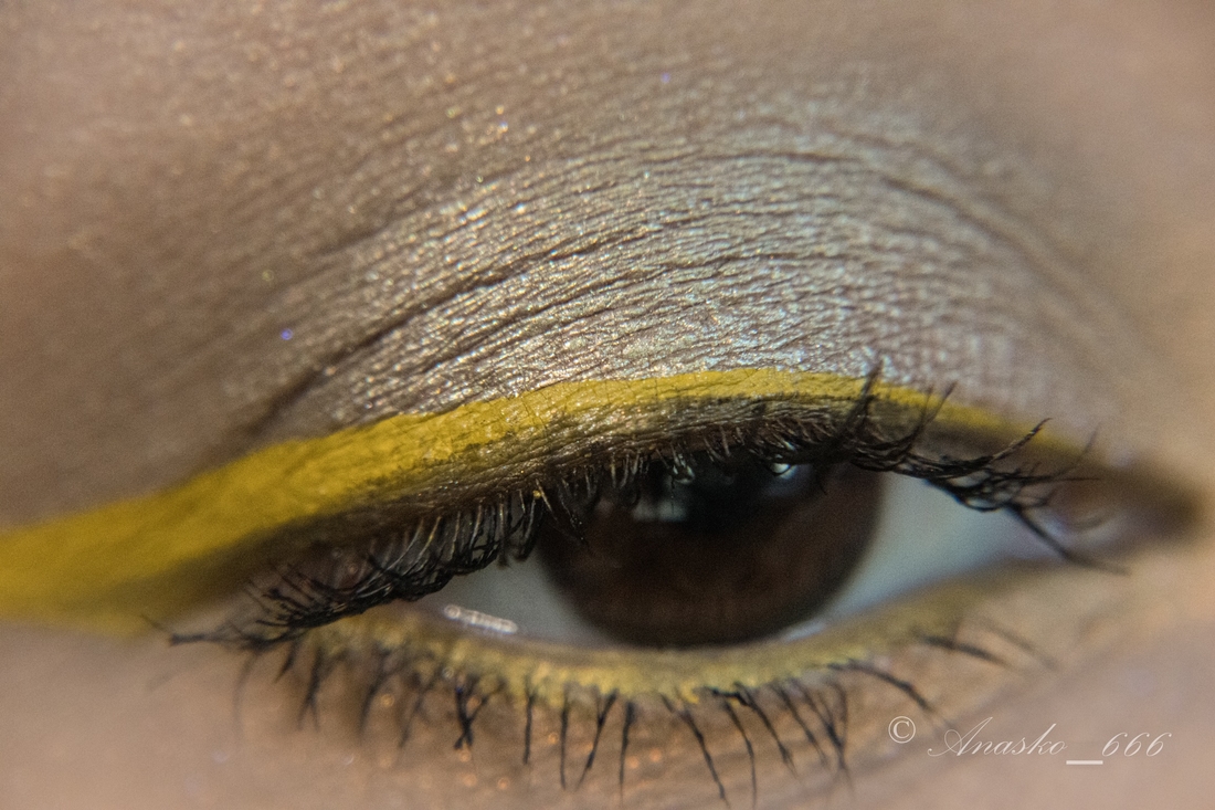 Тушевка оттенком 070, на подвижном веке 072.