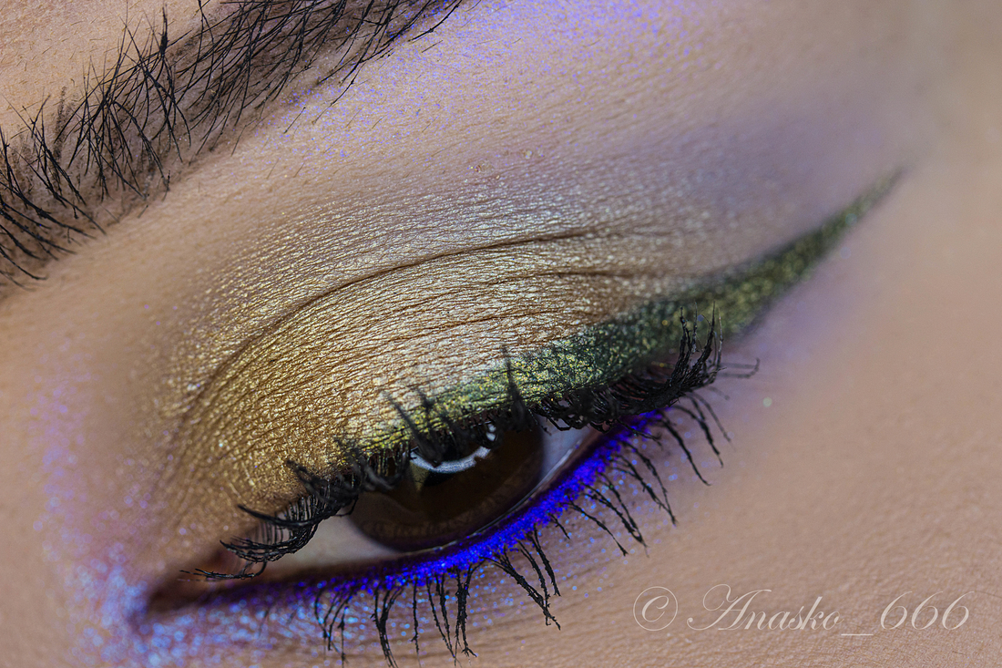 Рисующая Небеса (тушевка), 50 кг Молчаливого Презрения (подвижное веко), Смертоносная (внутренний уголок и нижнее веко)