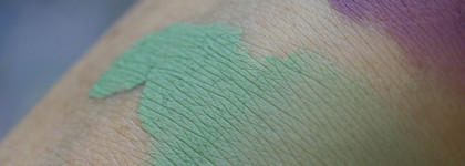 Burnished Lilac Palette: жидкие матовые тени Liquid Eye Paint от Elian Russia в оттенках 81 Mint и 82 Lavender