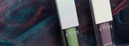 Burnished Lilac Palette: жидкие матовые тени Liquid Eye Paint от Elian Russia в оттенках 81 Mint и 82 Lavender