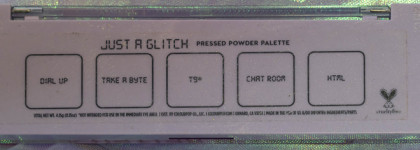 Burnished Lilac Palette: палетка теней Just a Glitch от Colour Pop