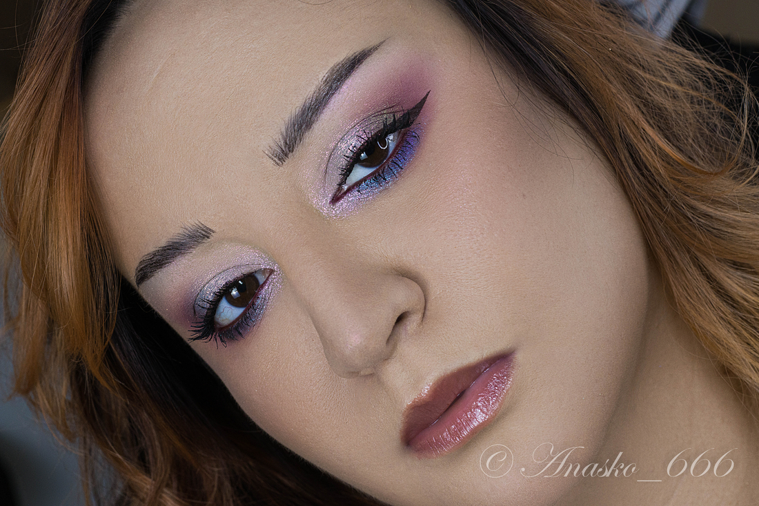 Тушевка оттенками Coral, Dandelion и Crevice