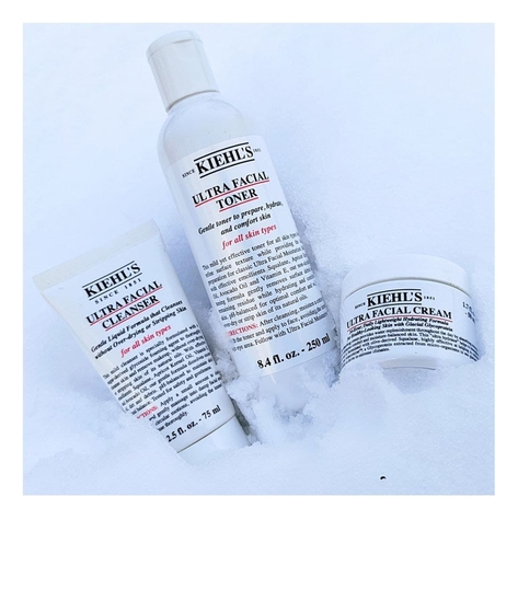 Увлажнение кожи с серией Ultra Facial от Kiehl's: очищающий гель, тоник и крем для лица