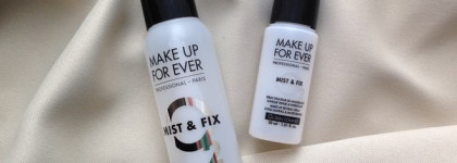 Сравнение спреев для макияжа MAC Prep + Prime Fix+ и Make Up for Ever Mist & Fix Hydrating. Для чего нужны и нужны ли вообще?