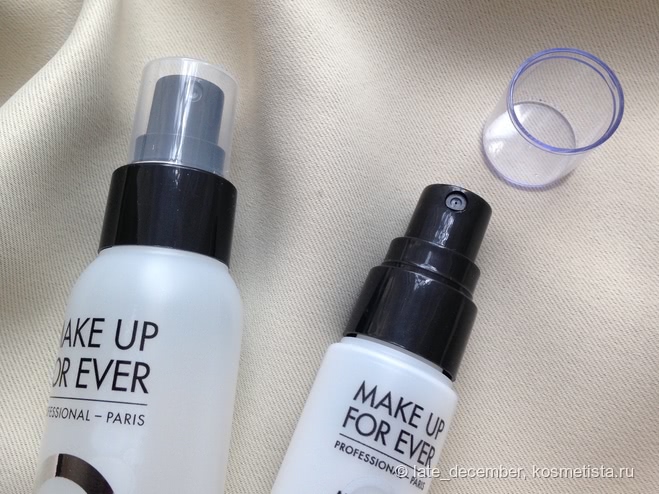 Сравнение спреев для макияжа MAC Prep + Prime Fix+ и Make Up for Ever Mist & Fix Hydrating. Для чего нужны и нужны ли вообще?