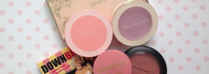 Моя небольшая коллекция румян, собранная за год