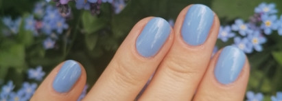 Незабываемый! Elian Gel Effect Nail Lacquer Innocent blue