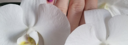 Яркий искристый фиолет. Tips Peter the Great