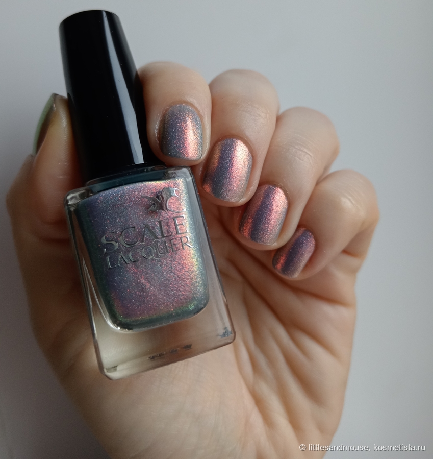 Вельветовое намагничивание, у окна. Виден красно - оранжевый шиммер