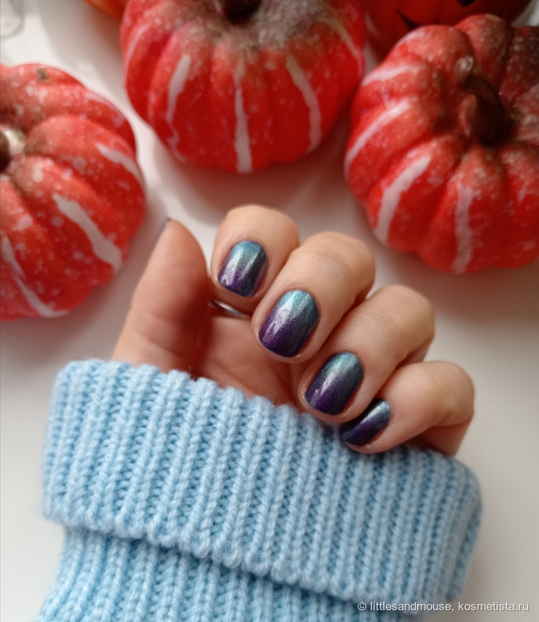 Так получается контрастнее, виден градиент