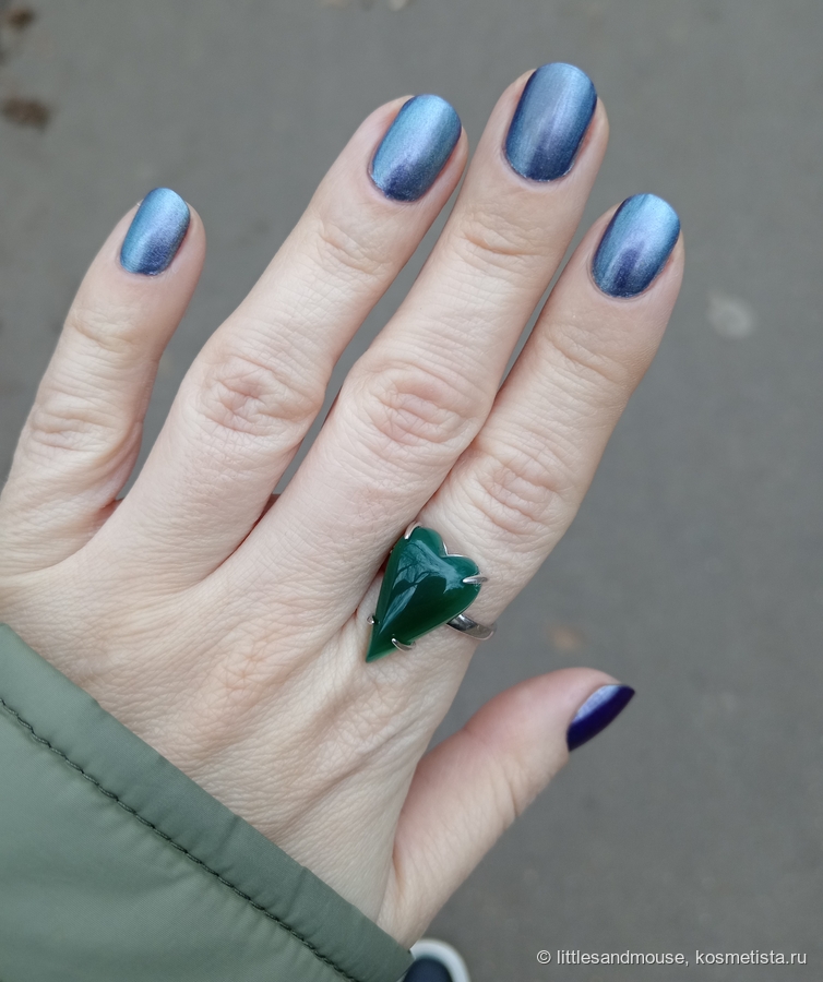 То ли дымчатый металлик, то ли шелк