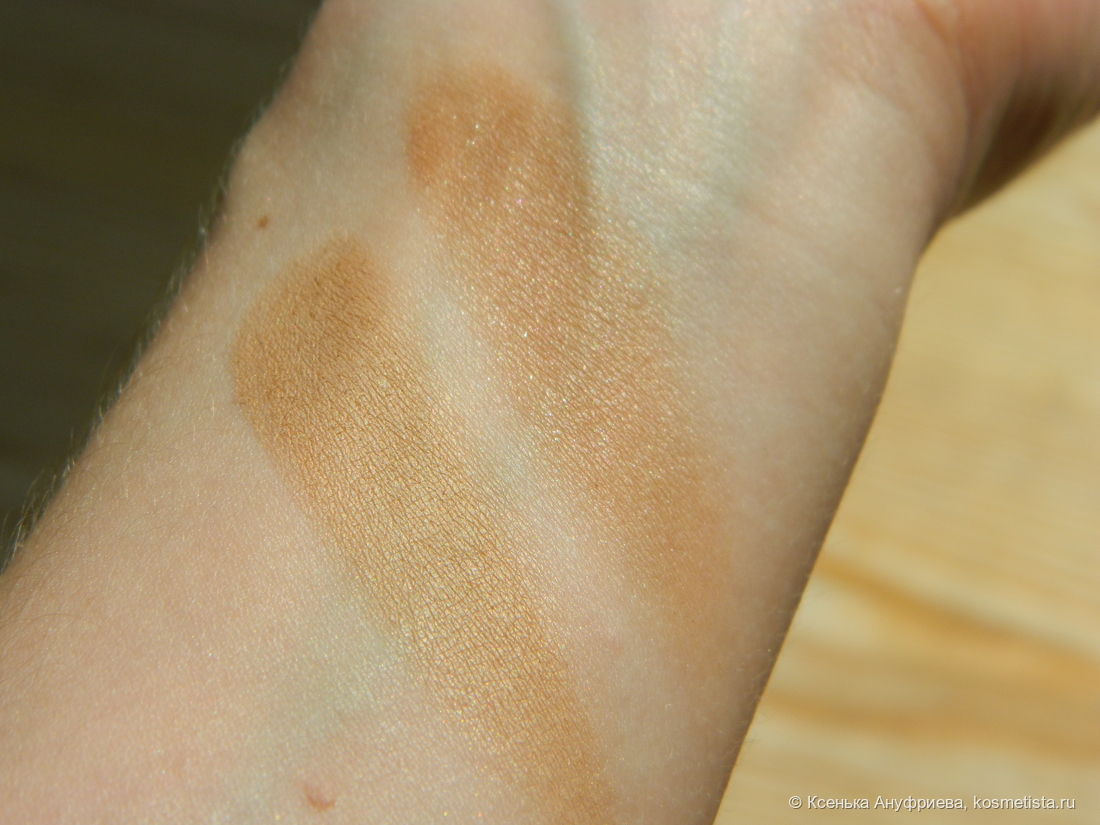 Слева направо: Physician's Formula Butter Bronzer, Nabla Skin Bronzing в оттенке Ambra