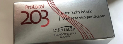 Мерцающая очищающая маска Protocol 203 PURE SKIN MASK для глубокого очищения от DirectaLab
