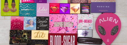 Моя коллекция палеток теней. Жаль, что глаза всего лишь два