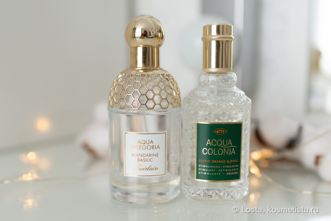 Хочу Guerlain Aqua Allegoria Mandarine Basilic, могу 4711 Acqua Colonia Blood Orange & Basil