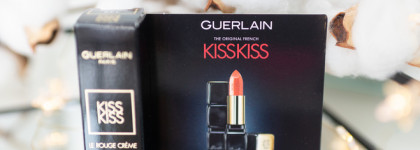 Люкс: насыщенная губная помада Guerlain Kiss Kiss Lipstick Shaping Cream Lip Colour в оттенке 344 Sexy Coral