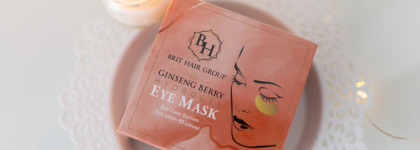 Гидрогелевые патчи Brit Hair Group Gold Hydrogel Eye Mask с женьшенем и гиалуроновой кислотой