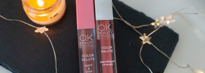 Продукты для губ OK Beauty: блеск-глазурь Color Salute и жидкая матовая помада Color Salute Matt & Stay