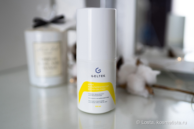 Крем мультипротектор Geltek Spf50+ Oil Free | Отзывы покупателей ...