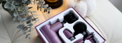 Электрический перкуссионный пистолет Olzori X-Lift массажёр для лица, головы и любых частей тела