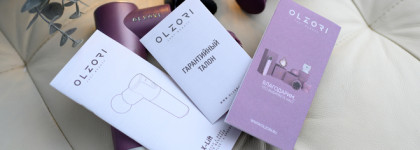 Электрический перкуссионный пистолет Olzori X-Lift массажёр для лица, головы и любых частей тела