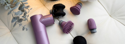 Электрический перкуссионный пистолет Olzori X-Lift массажёр для лица, головы и любых частей тела