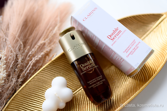 Обновлённая омолаживающая сыворотка Clarins Double Serum