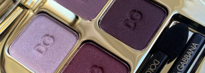 Четверка теней от Dolce&Gabbana Smooth Eye Colour Quad Eyeshadow #7 Passionate Dahlia
