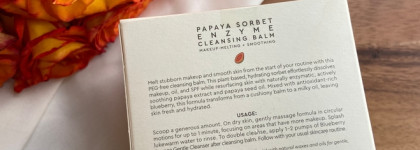 Куда приводит любовь к очищающим бальзамам: Papaya Sorbet Enzyme от Glow Recipe