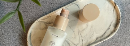 Знакомство с минеральной косметикой Ecomake: Крем-флюид береза и шалфей и минеральная Пудра-праймер