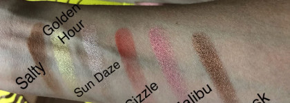 Оранжевое солнце! Оранжевое небо! Оранжевая я с палеткой для лица Lime Crime Sunkissed Face Palette + аналоги оттенков в моей коллекции! 