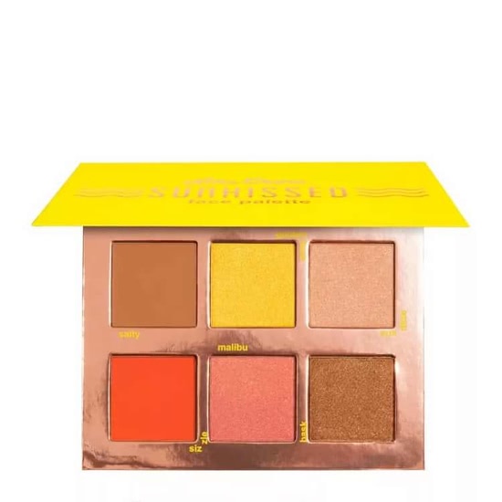 Оранжевое солнце! Оранжевое небо! Оранжевая я с палеткой для лица Lime Crime Sunkissed Face Palette + аналоги оттенков в моей коллекции! 