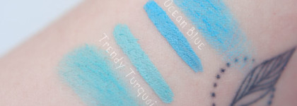 Revolution PRO Pigment Pomade: Ocean Blue и Trendy Turquoise