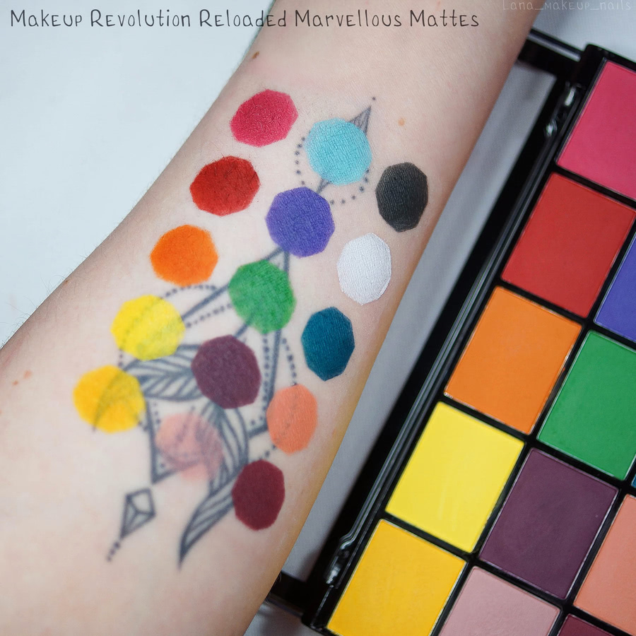 Revolution Makeup Reloaded Marvellous Mattes.